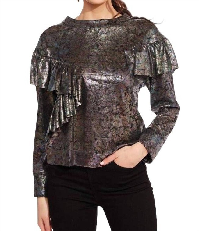 YARA TOP IN PYRITE, Pyrite / Black, hi-res image number 0