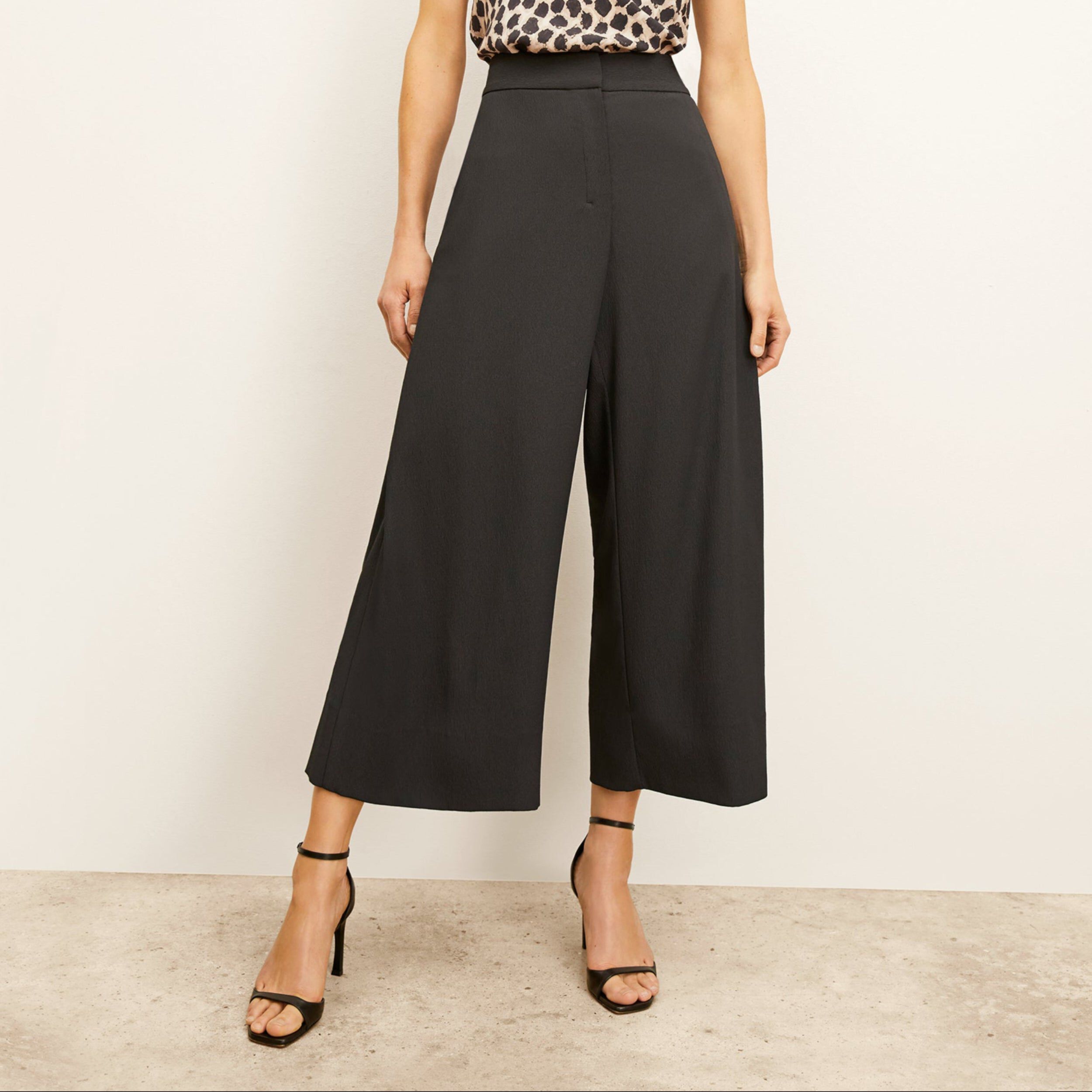 Zhou Culotte - Eco Heavy Soft Wave, Black / Black, hi-res image number 0