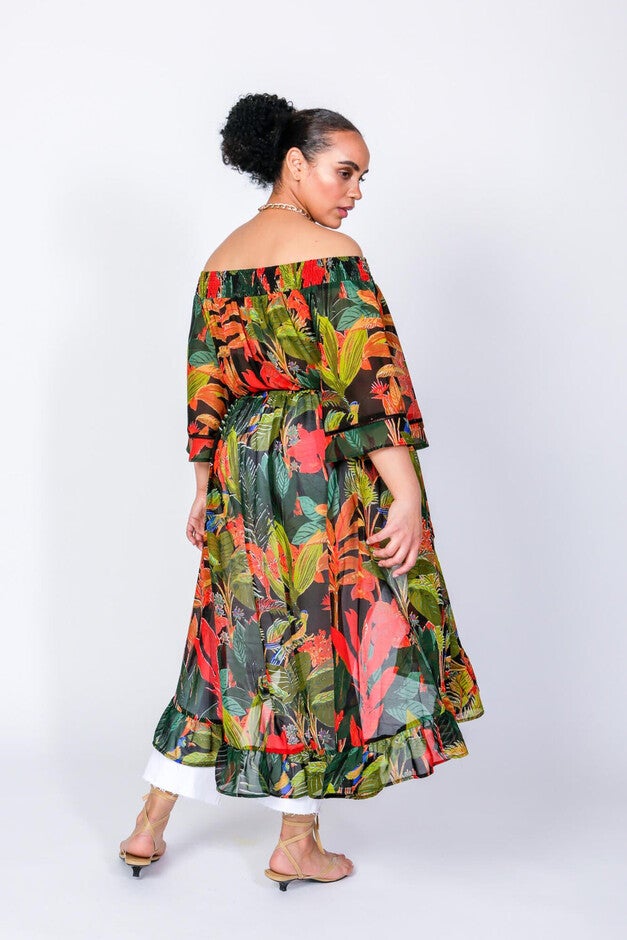 Heatwave Off The Shoulder Duster, , alternate image number null