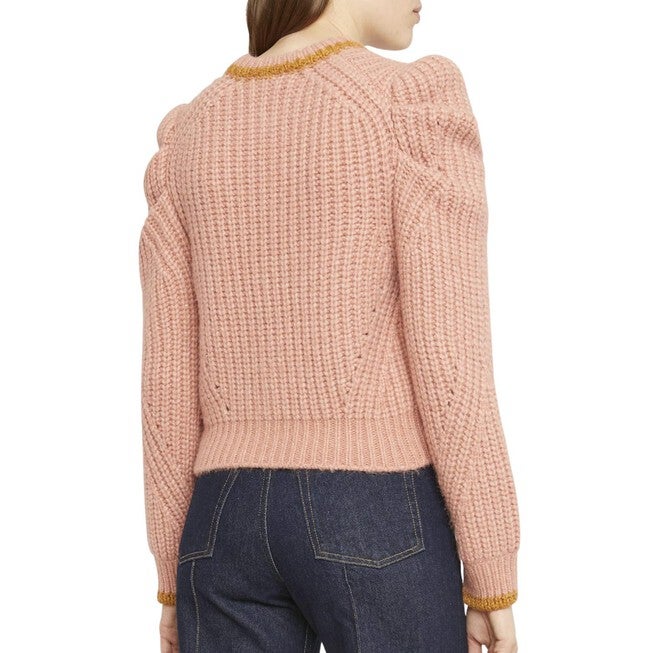 ELLE CARDIGAN, Rosewood / Pink, alternate image number null