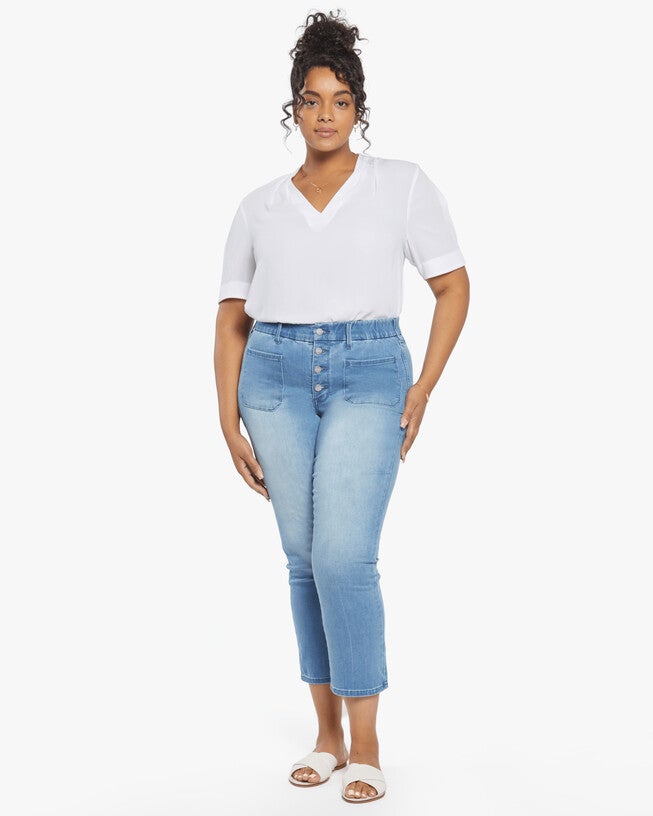 Marilyn Stretch Straight Leg Pant, Everly / Light Wash, hi-res image number 0