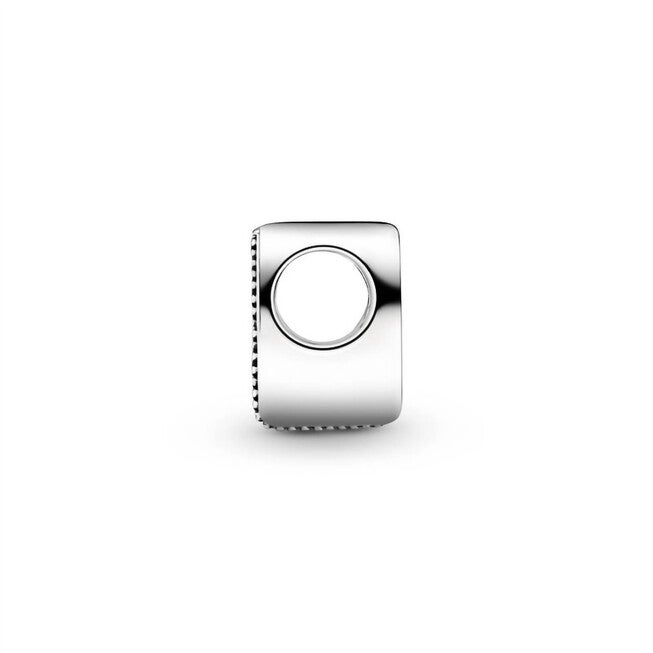 LETTER X CHARM IN SILVER, , alternate image number null