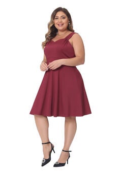 Sleeveless Sweetheart Neck A-Line Cocktail Short Dress