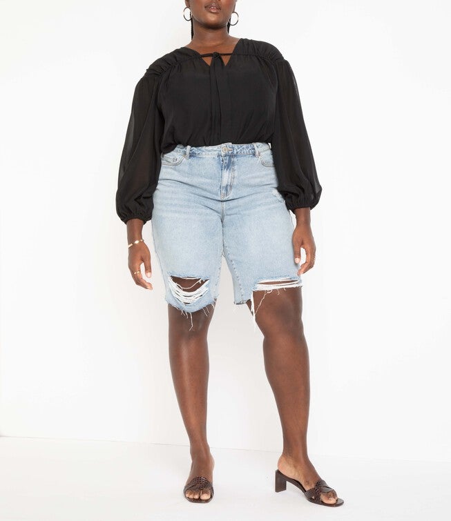 City Shorts, Light Wash / Light Wash, alternate image number null