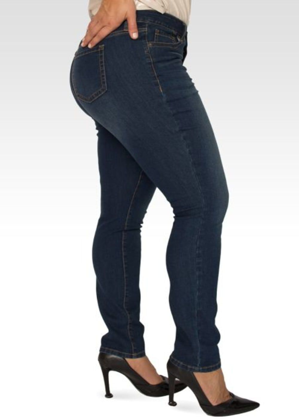 Plus Size Elizabeth Basic 5-Pocket Style Skinny Jean, 1144 Hidden Desert / Medium Wash, alternate image number 1