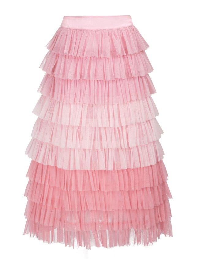 Falling Petals Skirt, Pink / Pink, hi-res image number 0