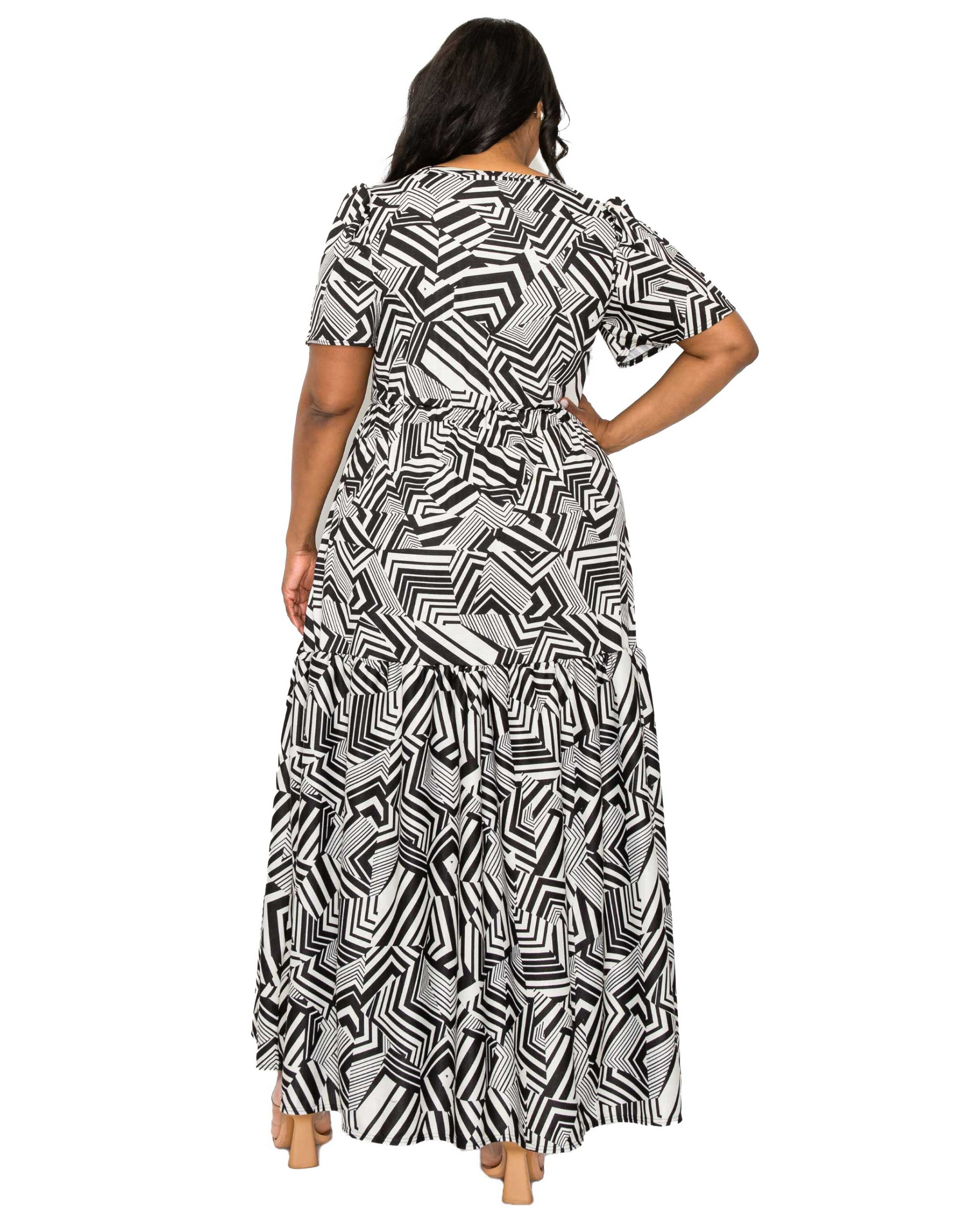 IRINA SURPLICE MAXI DRESS, , alternate image number 5