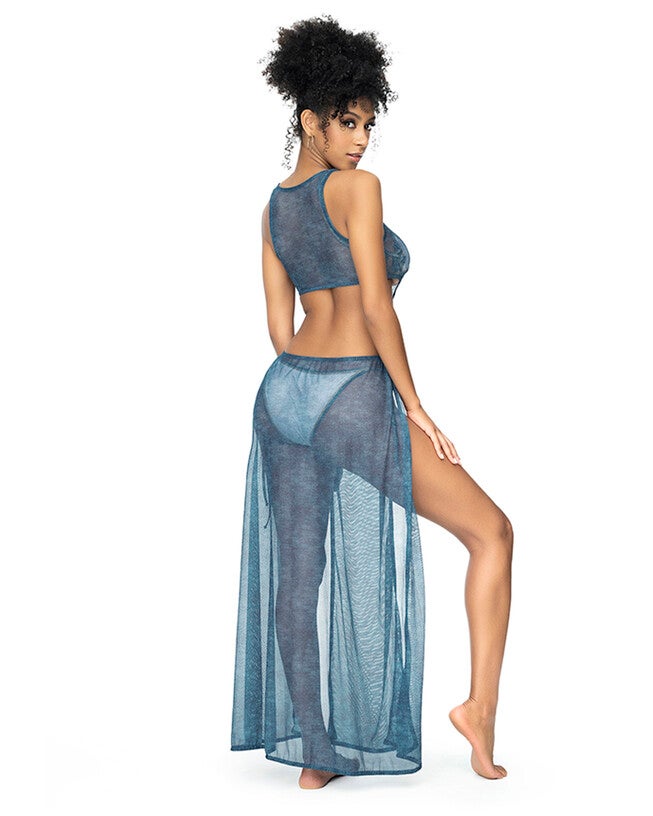 Mapale 47014 Beach Dress & Cover Up, Blue Chambray / Chambray Denim Medium, alternate image number null
