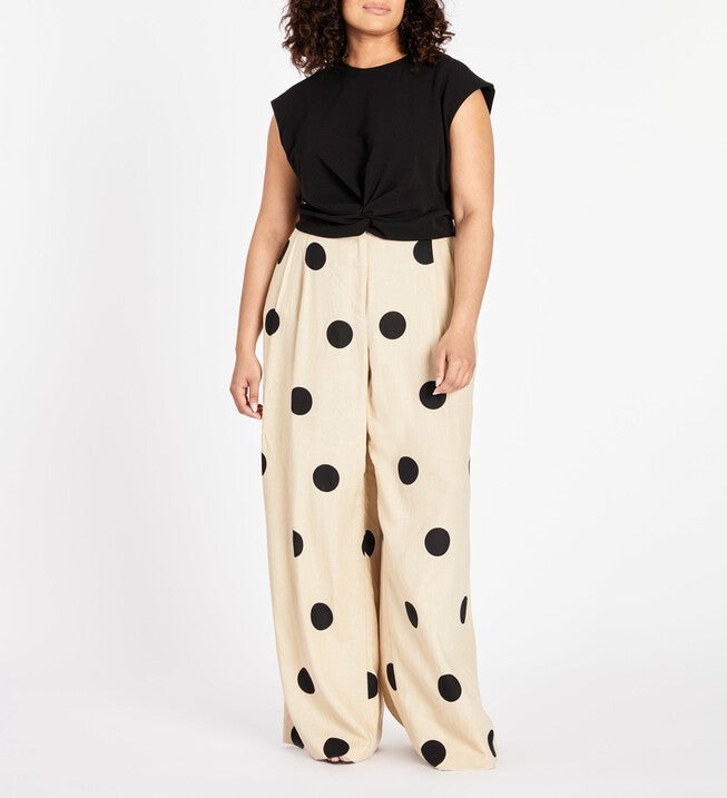 Rosalie Top, Black / Black, alternate image number 1