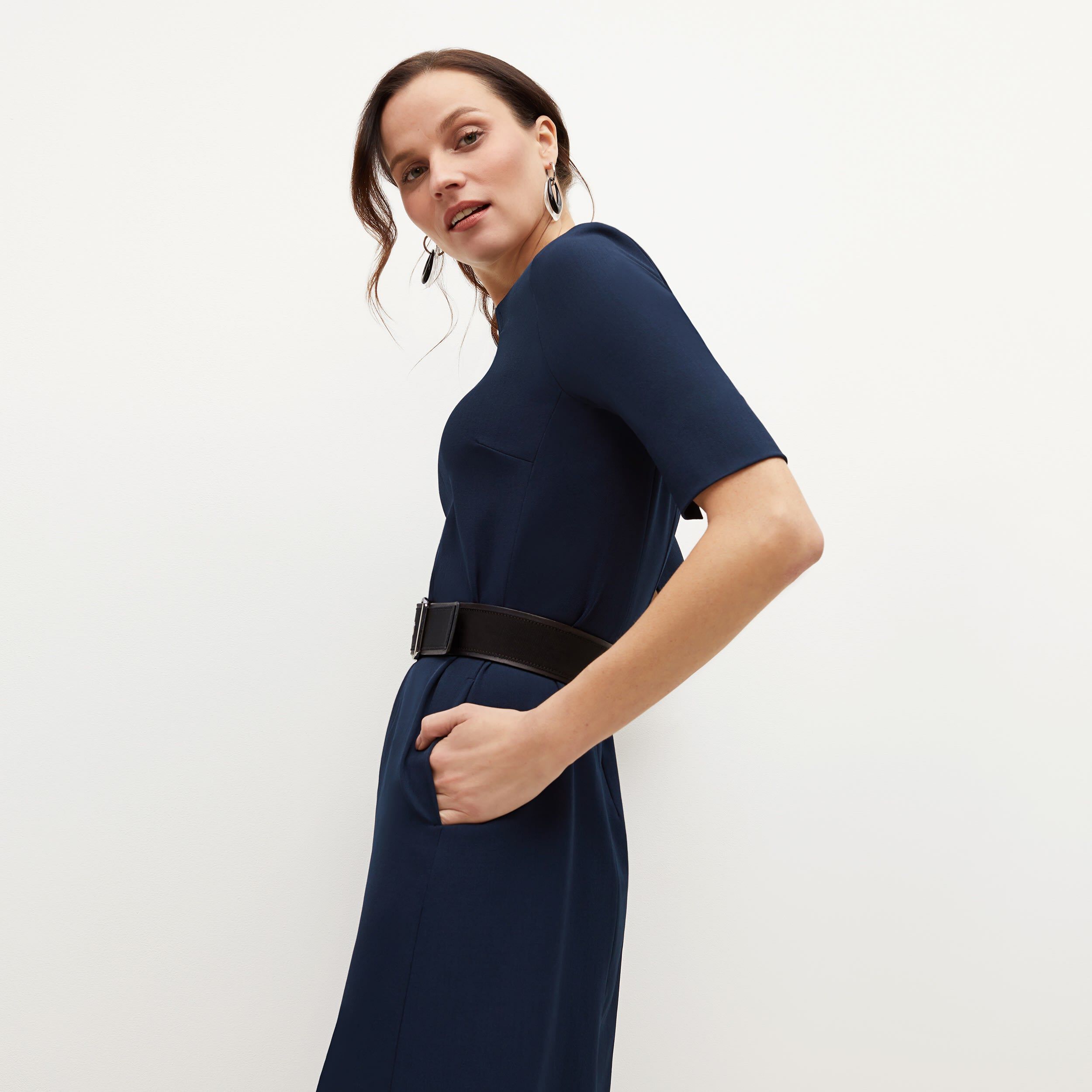 Emily Dress - WonderTex, Galaxy Blue / Purple, alternate image number 6