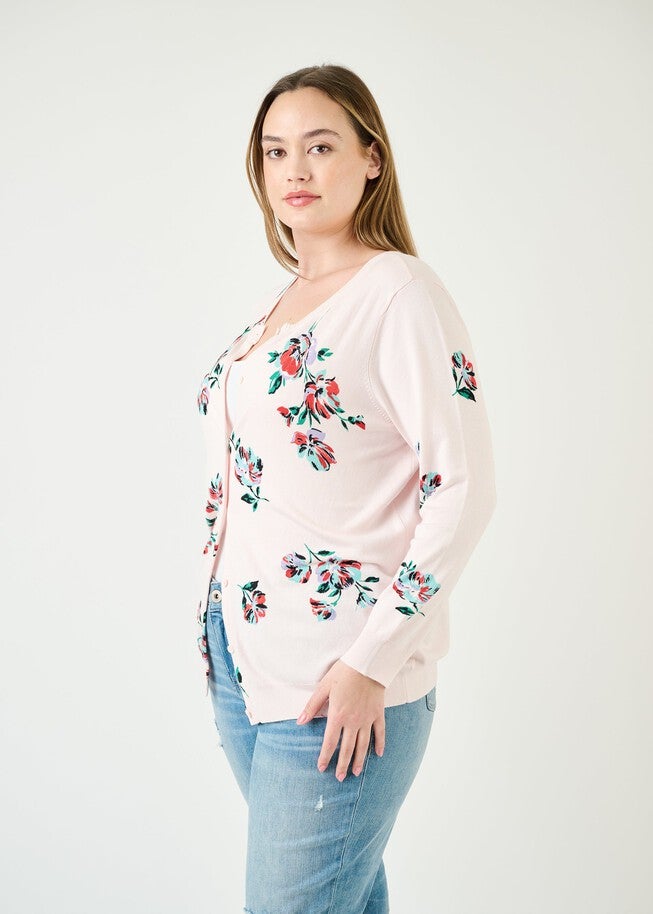 Deborah Long Sleeve Cardigan, , alternate image number null