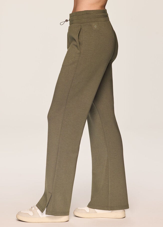 Solace Scuba Wide Leg Pant, Olive / Olive Green, alternate image number 3