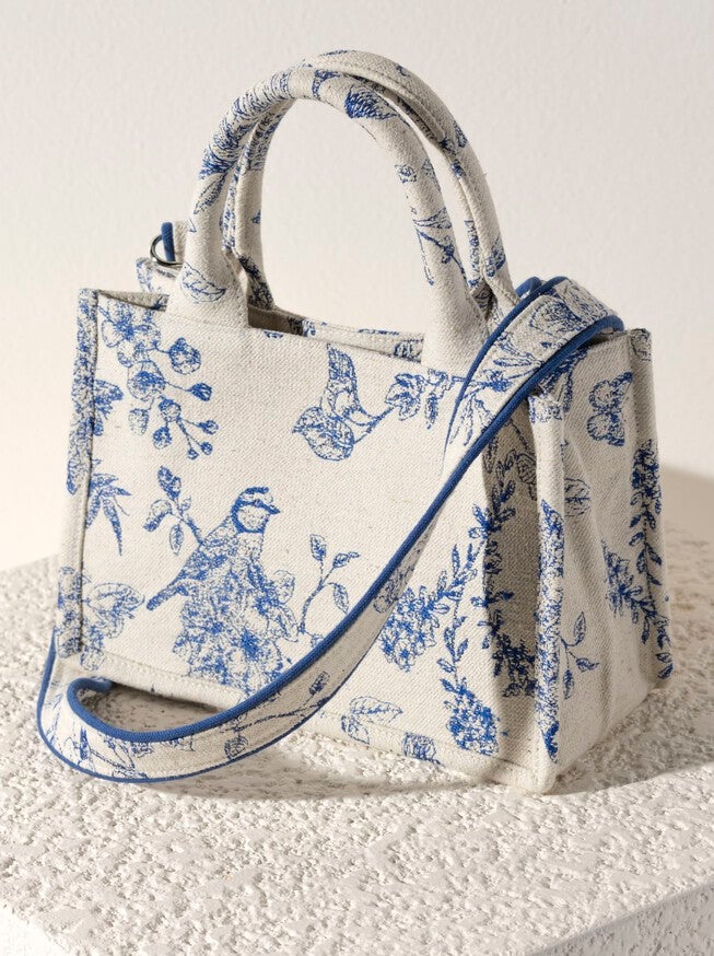 Beatrice Mini Tote Cross-Body, Blue / Cornflower Blue, hi-res image number null