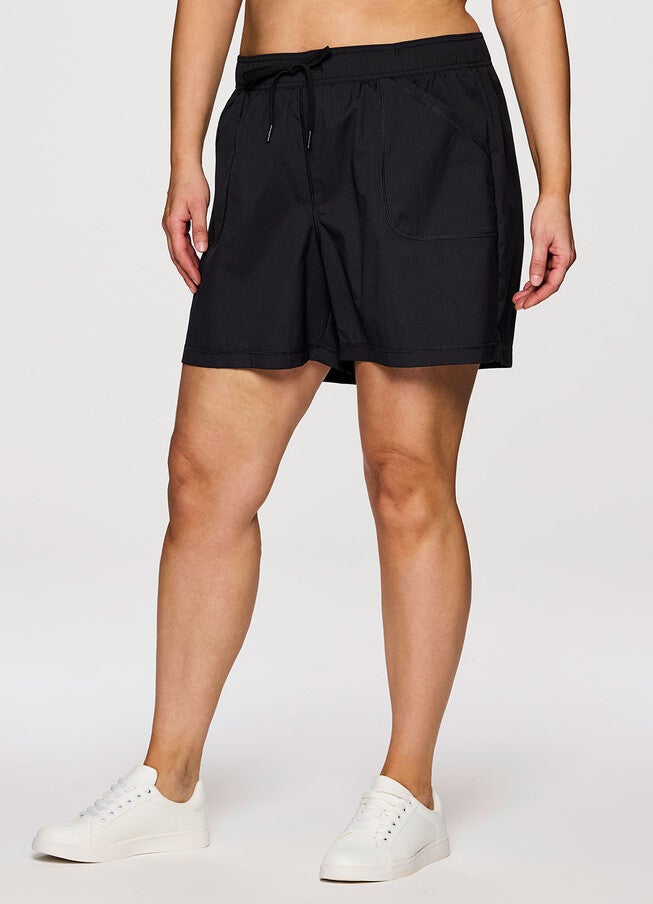 Plus Birdie Textured Walking Short, Black / Black, alternate image number null