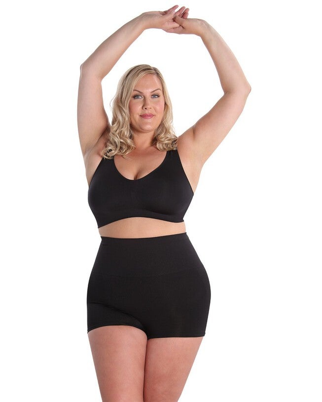 Sencillez Comfort Shaper Bra, Black / Black, hi-res image number 0