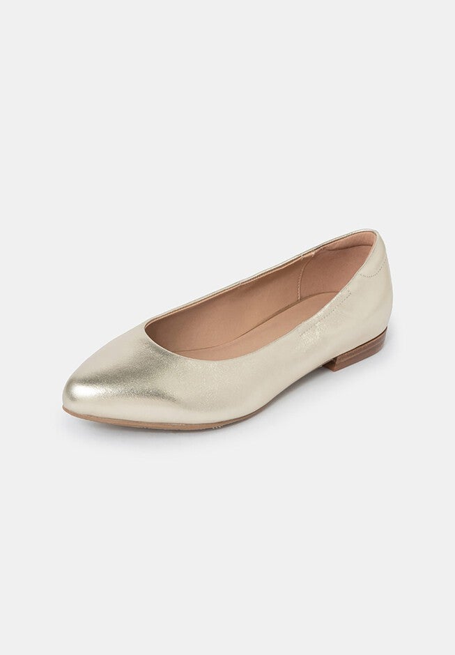 Camille Classic Ballet Flats, Gold / Gold, alternate image number null