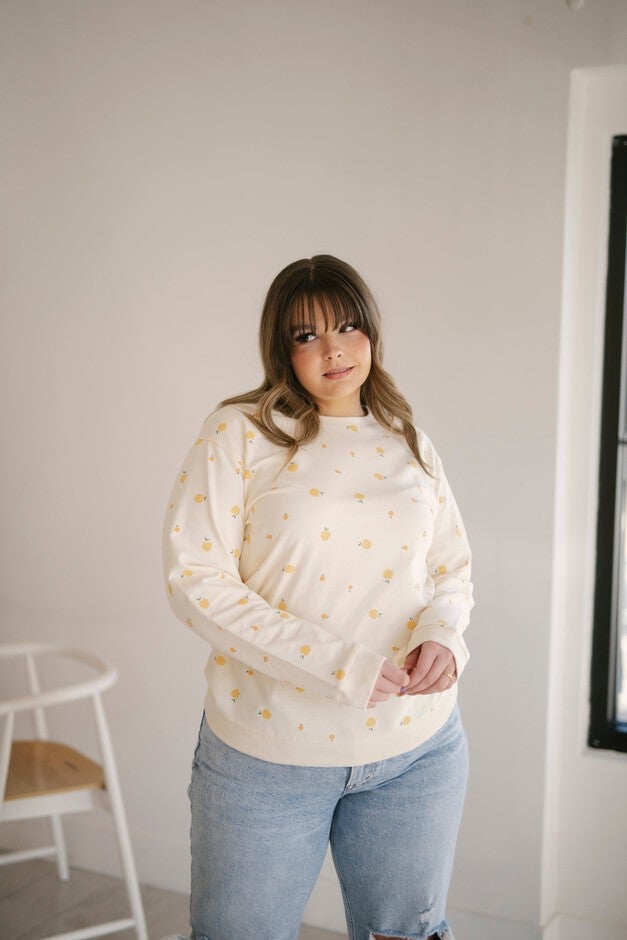Peachy Keen Organic Cotton Pullover, , alternate image number null