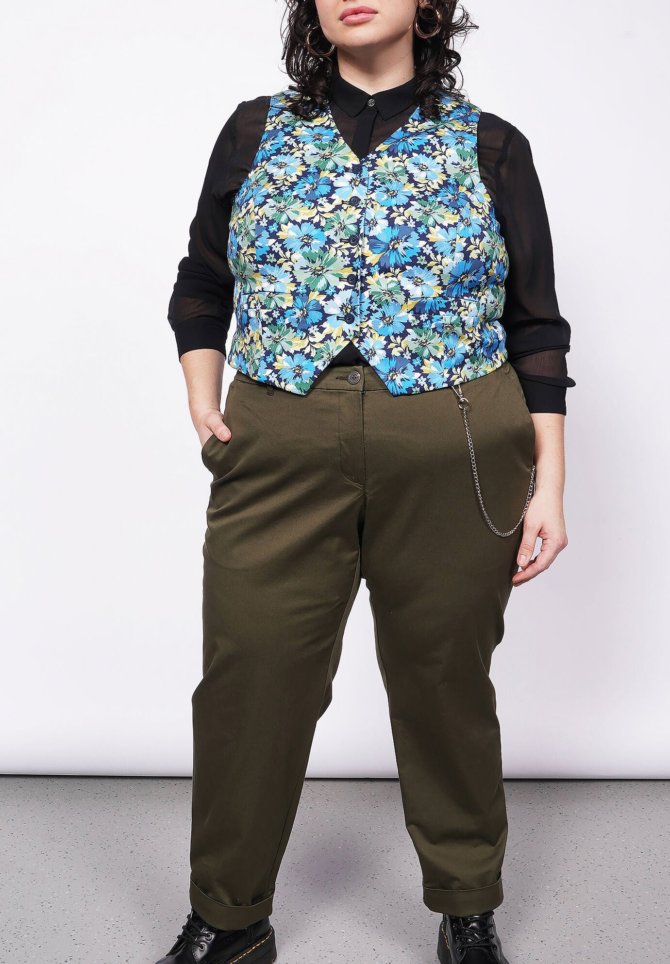 The Empower Vest, CARNATIONS NAVY / Cornflower Blue, hi-res image number 0