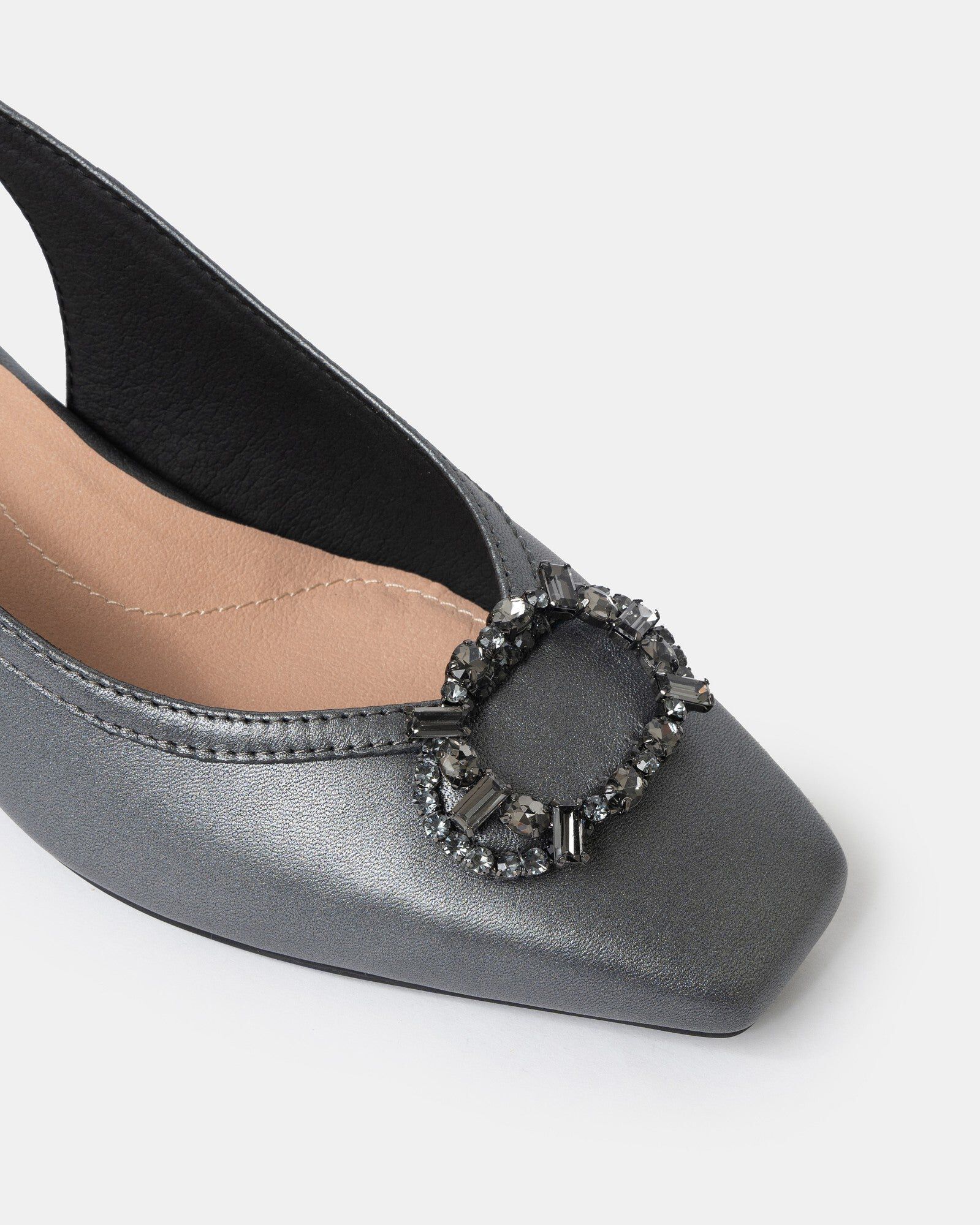Irina Buckle Heels, Black / Black, alternate image number 2