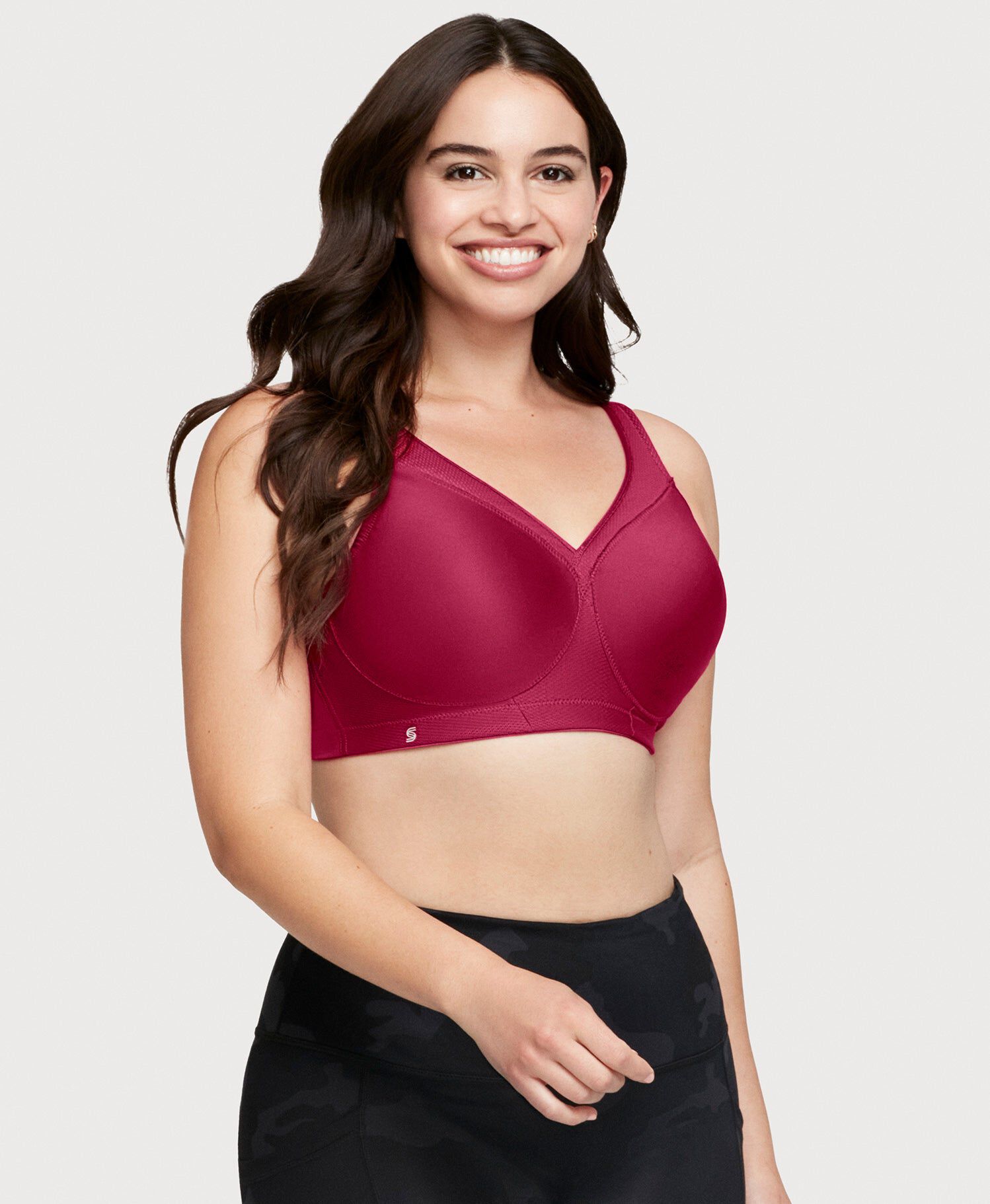 MagicLift Seamless Sports Bra, Ruby Red / Red, alternate image number 2