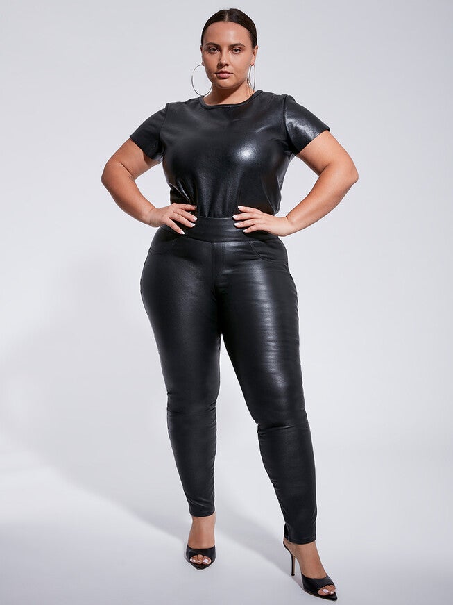 New Guard Recycled Leather Tee, , alternate image number 4