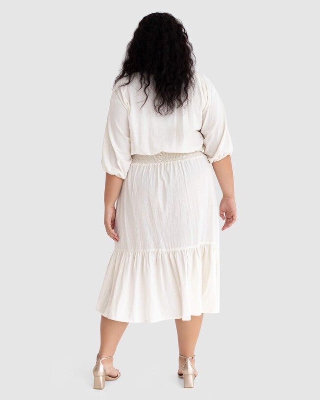 Diana Prairie Dress, White / White, alternate image number null