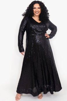 UPTOWN EVENING DRESS