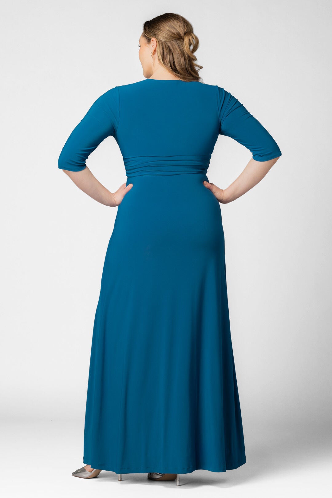 Evening Romance Gown, Aegean Blue / Teal, alternate image number 5