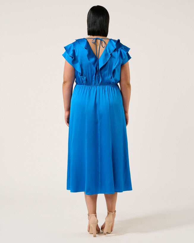 Poseidon Dress, Cobalt / Royal Blue, alternate image number 3