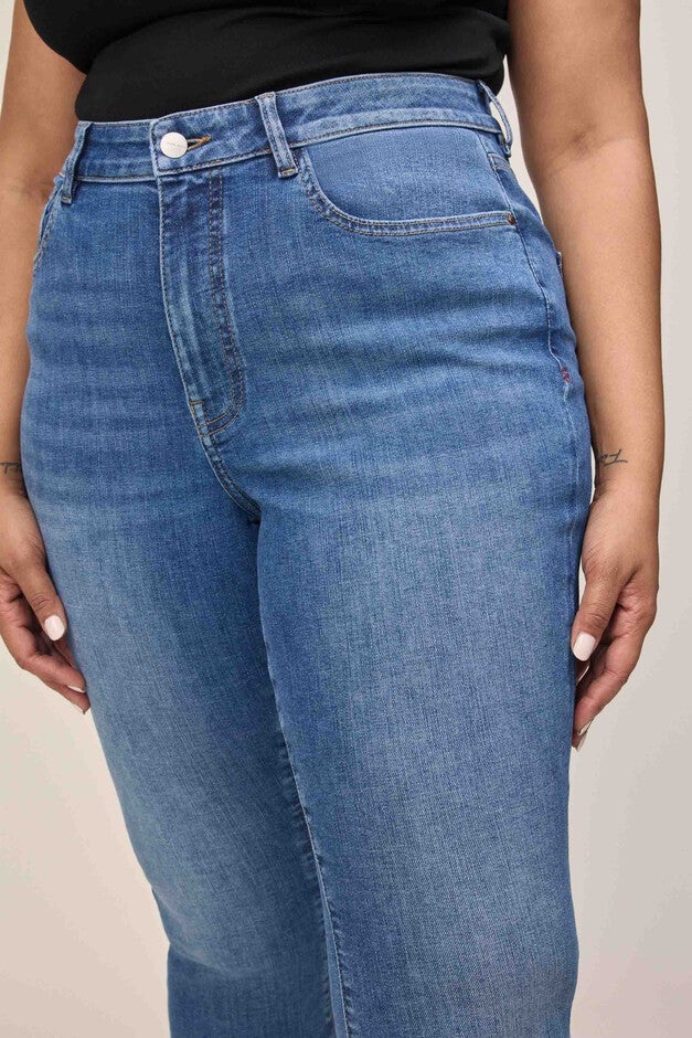 PSP PLUS - CROP BOOTCUT JEANS | WAY TO GO, WAY TO GO / Dark Wash, alternate image number 4