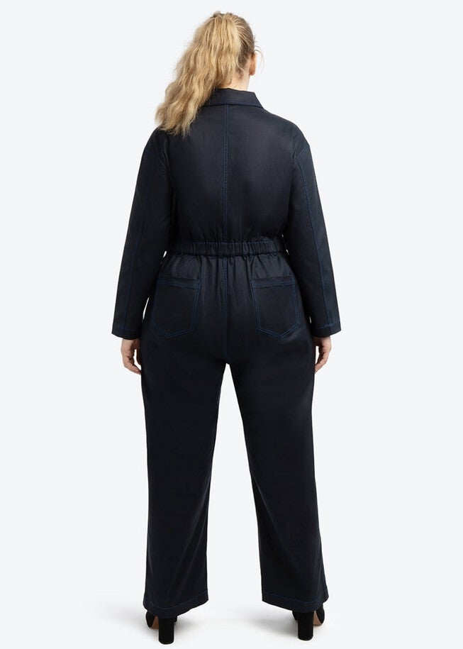 RIVETER JUMPSUIT, Passport Blue / Navy, alternate image number 4