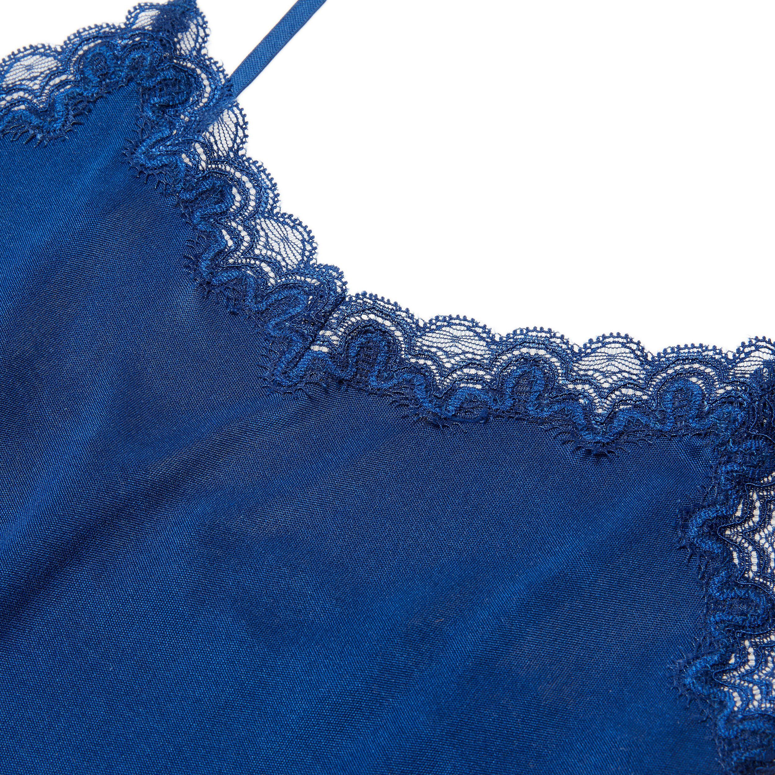 Soft Silk Camisole, Estate Blue / Navy, alternate image number 1