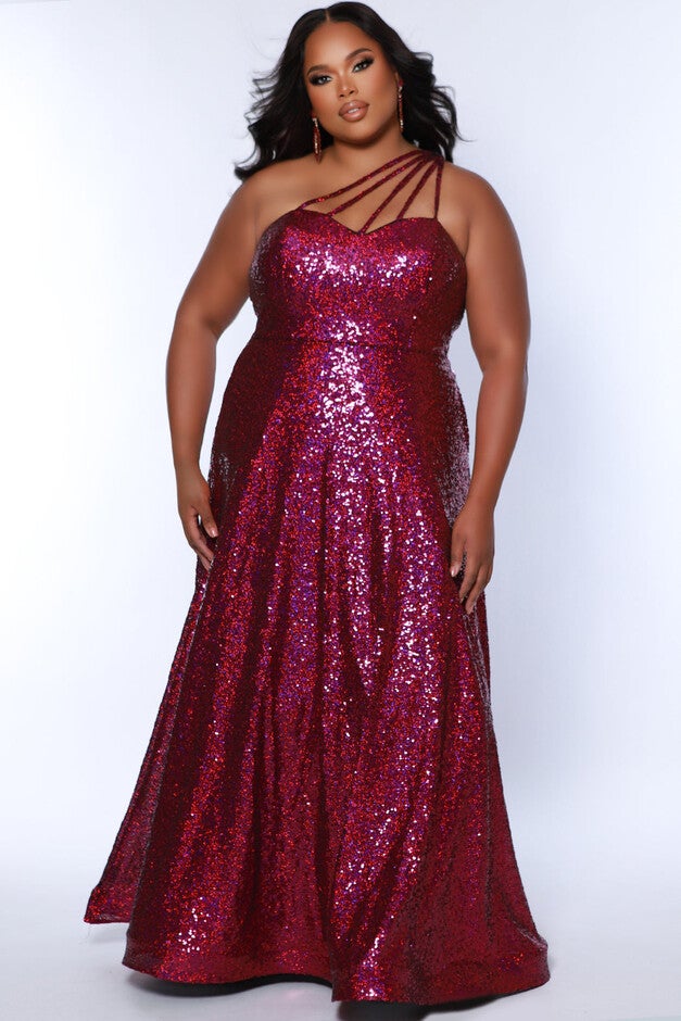 COSMIC FATE FORMAL DRESS, Magenta / Pink, hi-res image number 0
