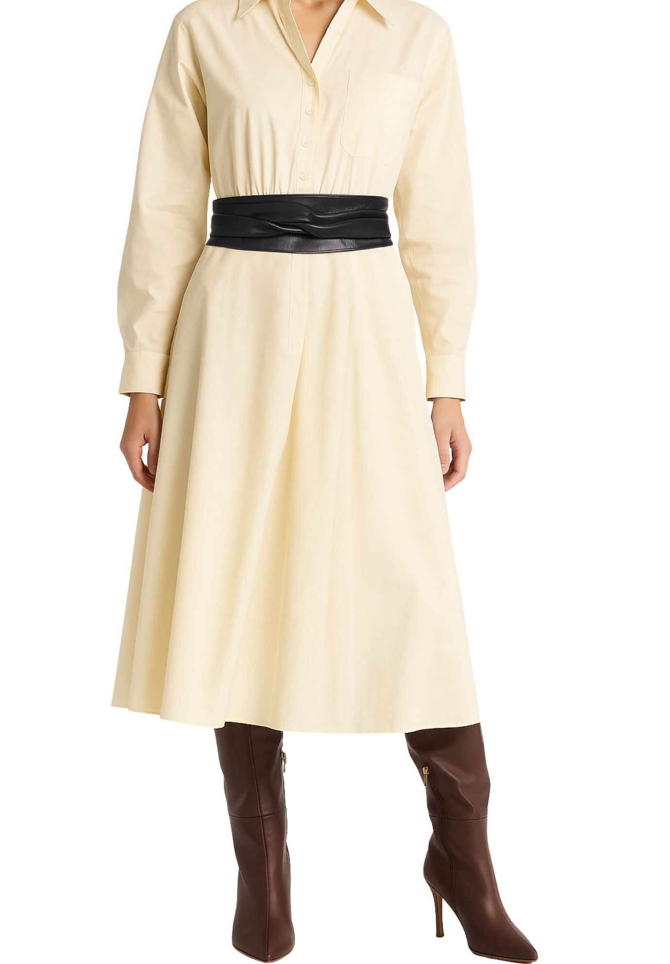 Classic Wrap Belt, Black / Black, alternate image number 3