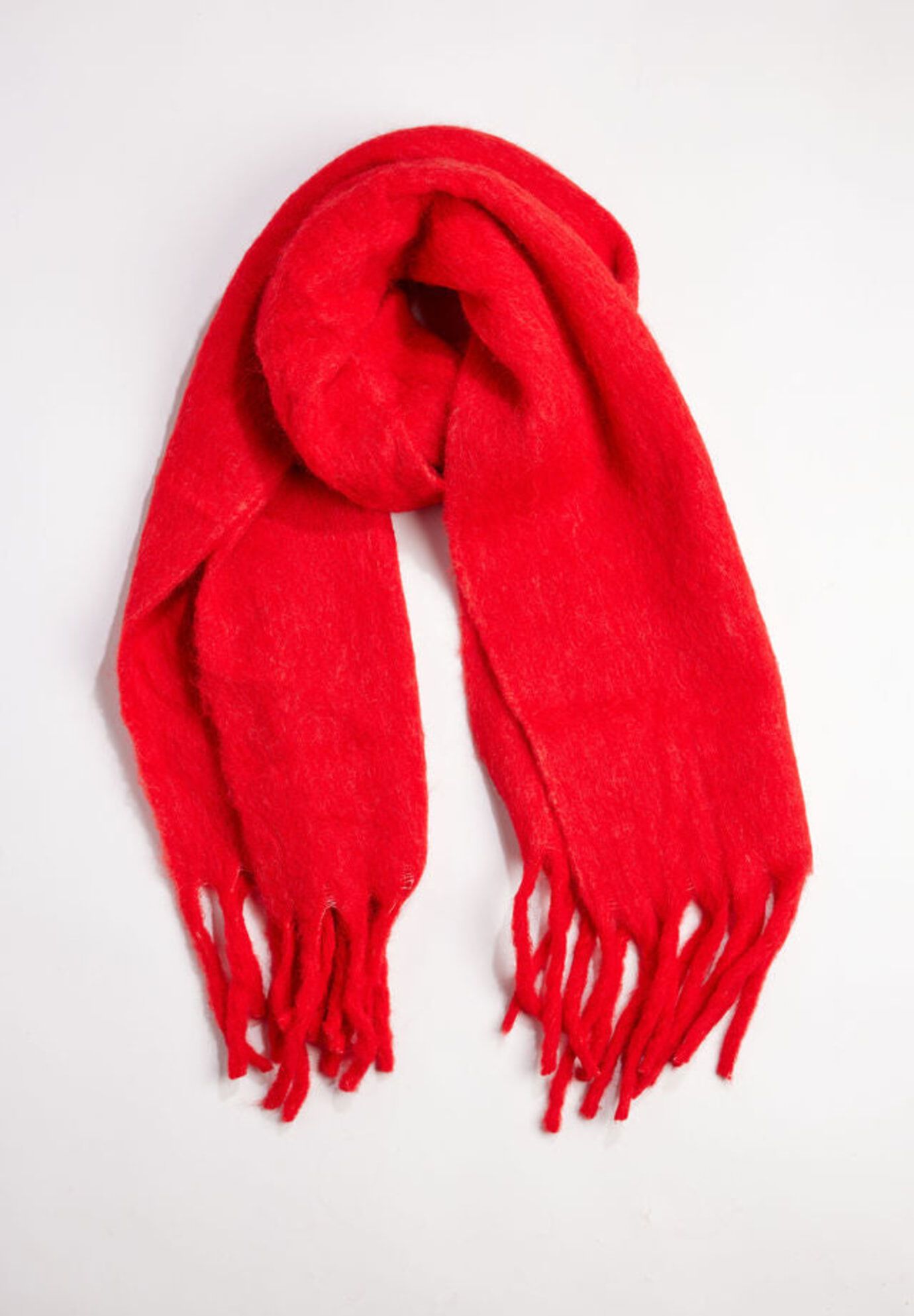 Cozy Solid Scarf, Cherry / Red, hi-res image number 0