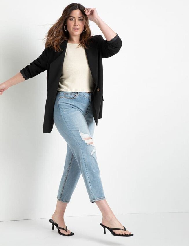 Long Relaxed Blazer, , alternate image number null