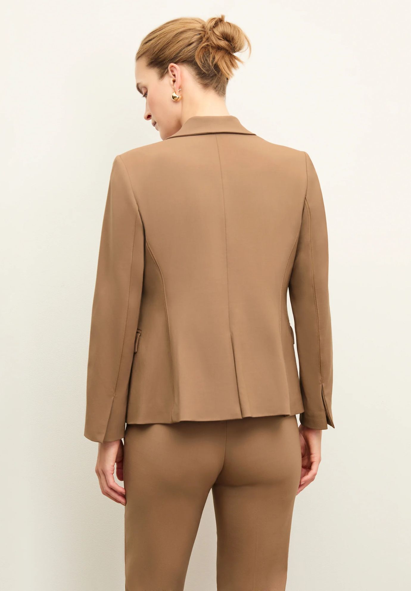 Yasmine Blazer - Wool Twill, Camel / Brown, alternate image number 1