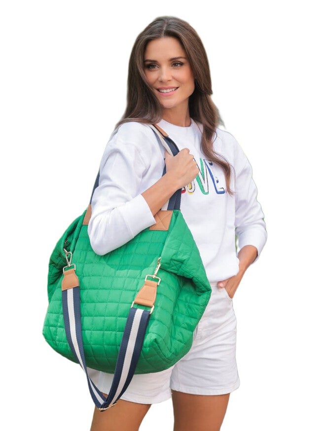 Ezra Quilted Nylon Travel Tote, , alternate image number 3