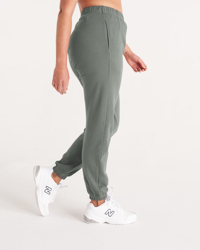 The Sweat Pant, Thyme / Hunter Green, alternate image number 2