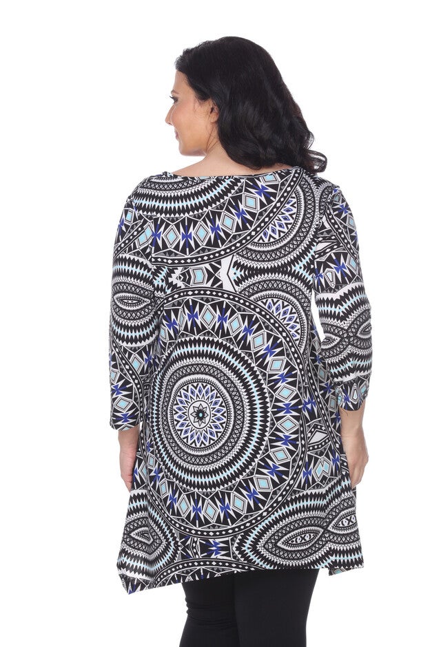 Maji Geo Tunic Top, , alternate image number null