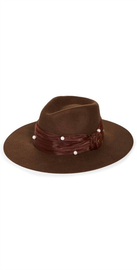WOMEN'S WOOL RANCHER HAT IN CHOCOLATE, Chocolate / Brown, hi-res image number null