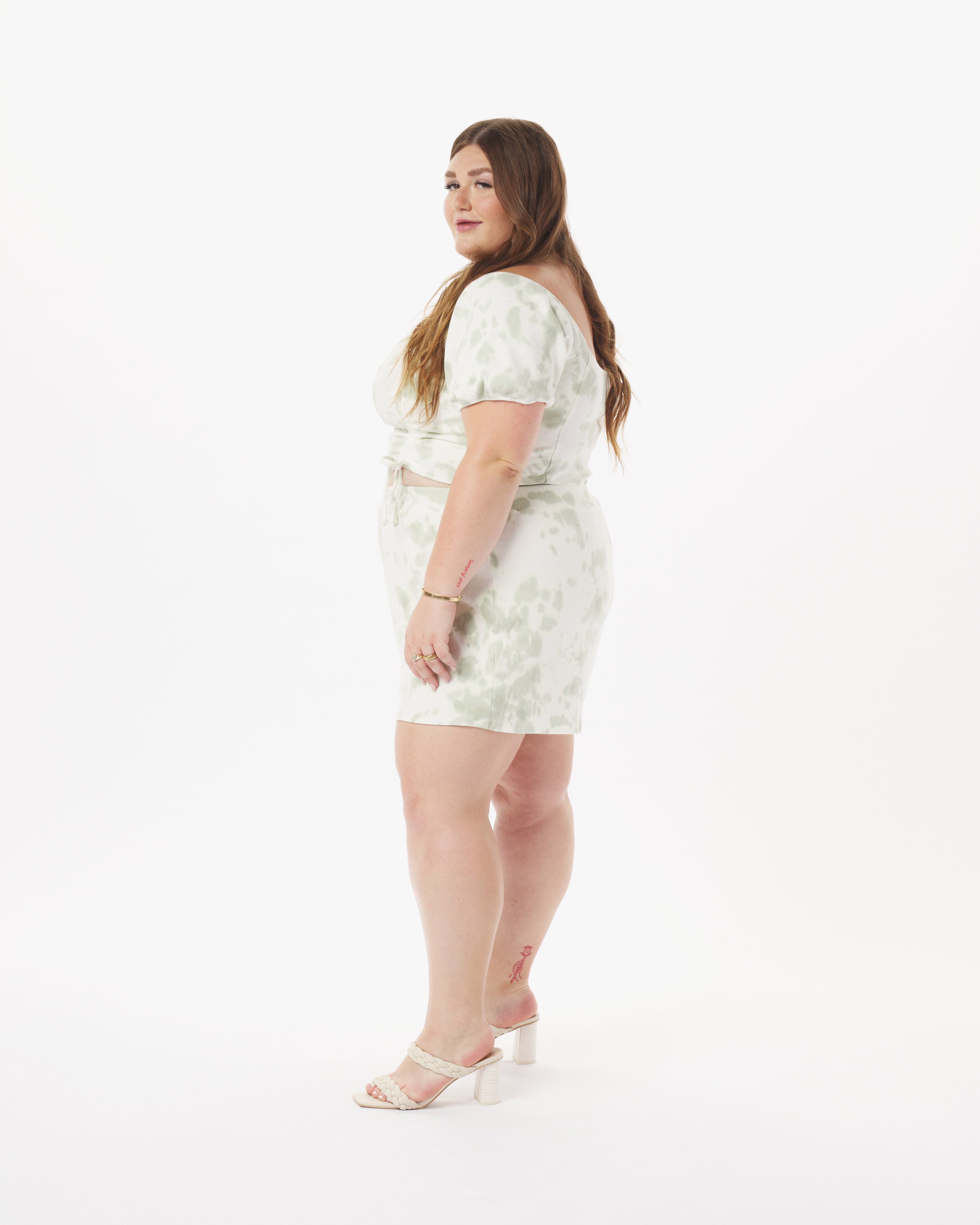 Bo Bottom in Sky Blue, Sage Green / Sage Green, alternate image number 1