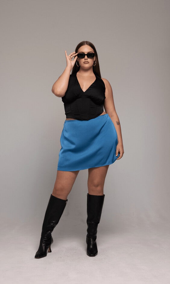 Penelope Skirt, Blue / Light Blue, hi-res image number 0