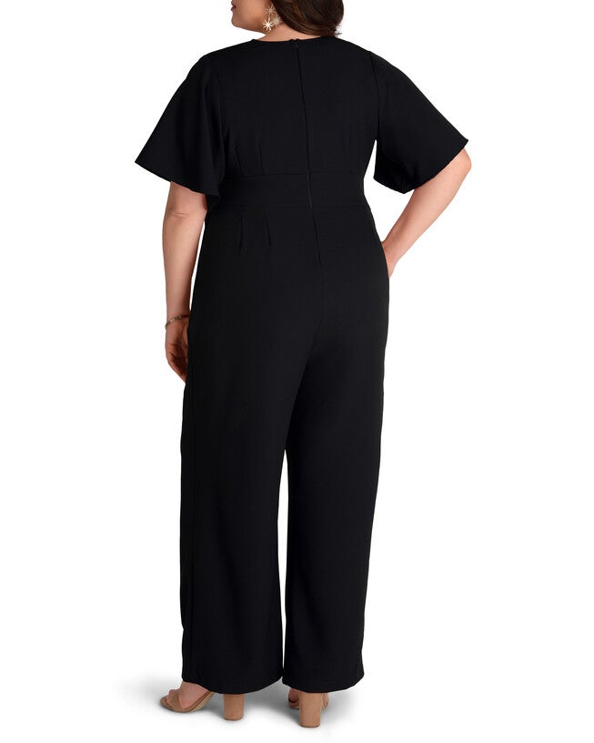 Charisma Crepe Jumpsuit, BLACK NOIR / Black, alternate image number 3