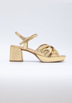 Darcy Pleated Platform Sandals