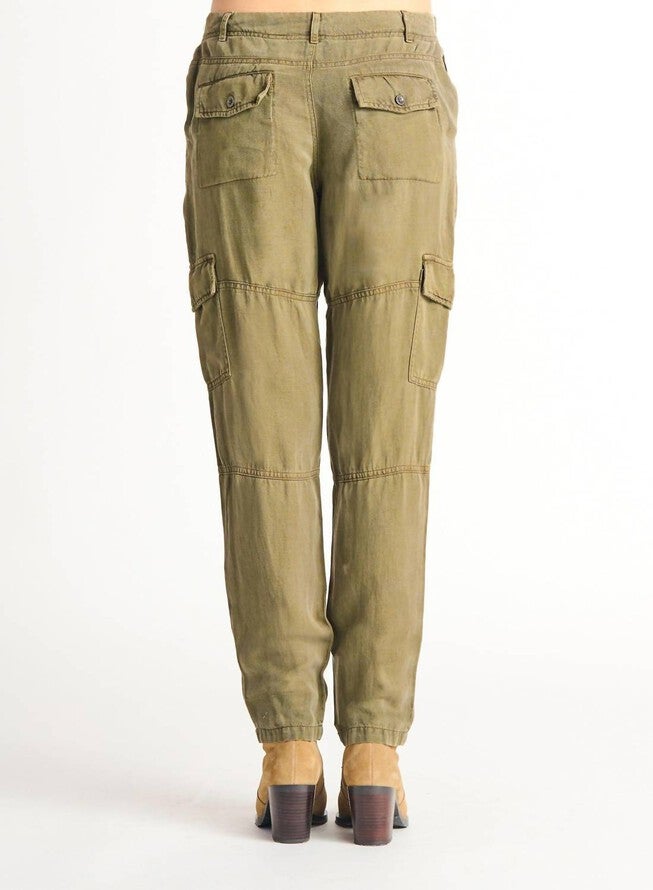 STRAIGHT LEG CARGO PANT IN OLIVE, Olive / Olive Green, alternate image number 2