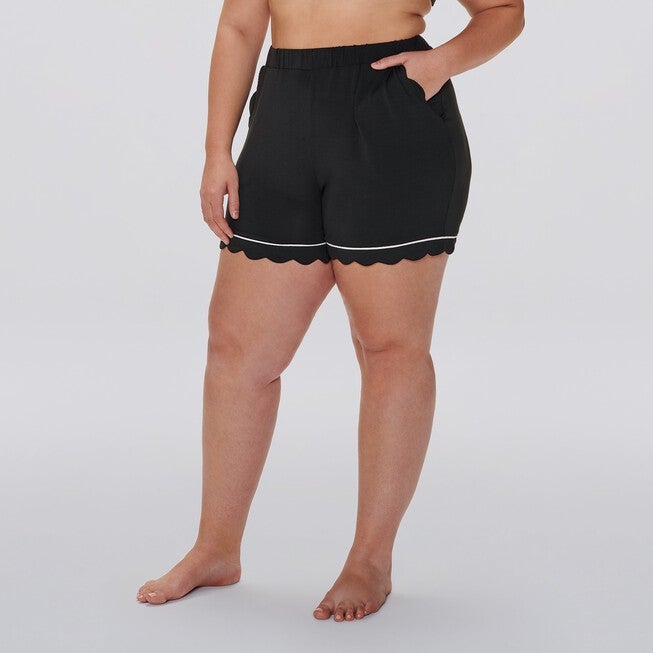 Becca Scallop Sleep Shorts, , alternate image number 5