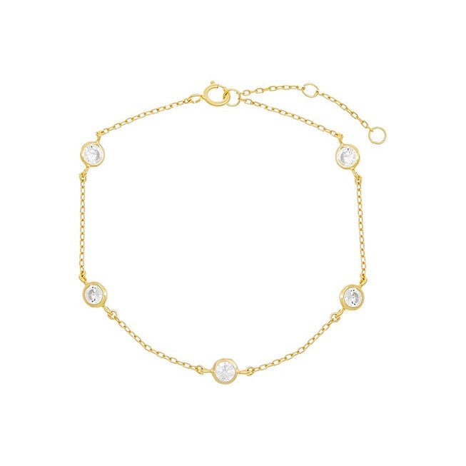 Diamond By The Yard Bracelet Gold One Size, Gold / Gold, hi-res image number 0