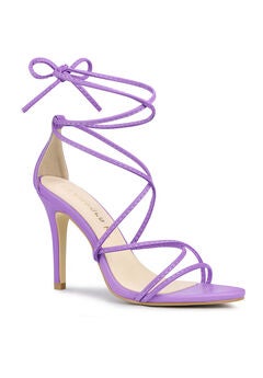 Strappy Heels Lace Up Stiletto Heel Sandals