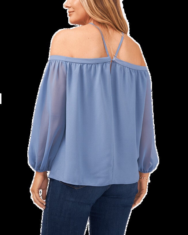 Claire High Neck Blouse, , alternate image number null